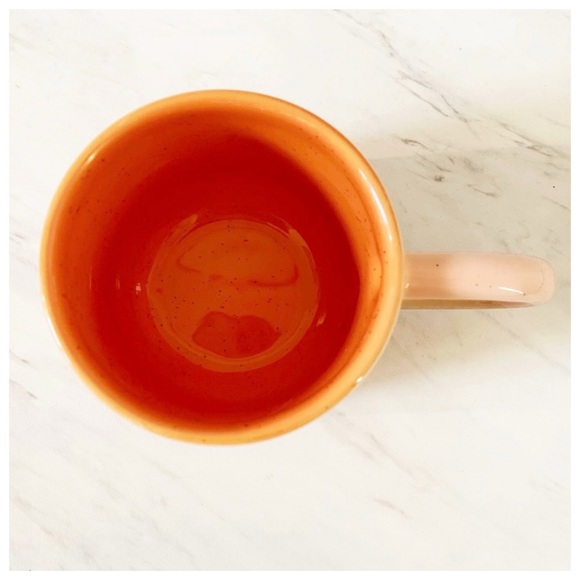 Starbucks 2017 Stoneware Two-Tone Mug Pink/Orange - Picture 5 of 6